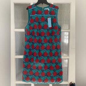 Draper James Lace Floral Shift Dress